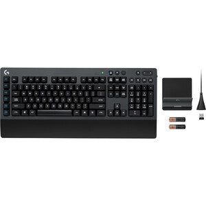 Logitech G613 Keyboard - Wireless Connectivity - USB Interface - Black - Mechanical Keyswitch Logitech G613 Keyboard - Wireless Connectivity - USB Interface - Black - Mechanical Keyswitch